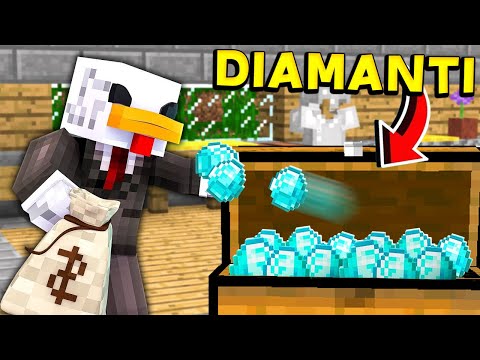 RUBO TUTTI I DIAMANTI DI UN SERVER - Minecraft ITA