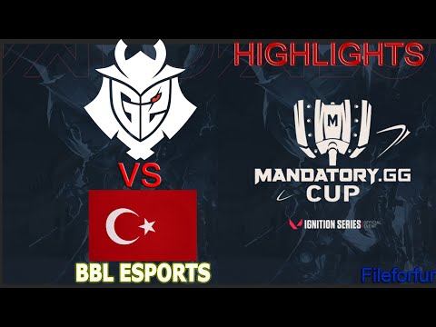 BBL Esports vs G2 Esports / HIGHLIGHTS / Semi Final / BEST MOMENTS /  Mandatory.GG Cup BO3