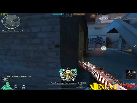 CF XIEXL: AK47-Scorched Demon Hero Mode X Rooftop GamePlay