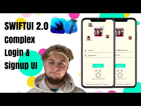 SwiftUI Tutorial - How to create a Complex Login and Signup UI using Xcode 12