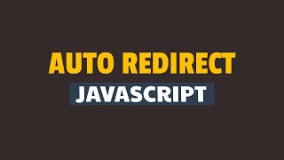 How to Redirect to Another Page Using Javascript & HTML