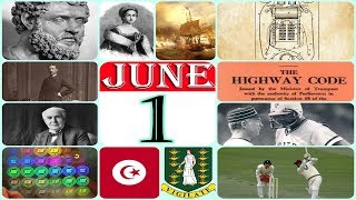 TODAY IN HISTORY - 01 JUNE - ON THIS DAY HISTORICAL EVENTS - DAY