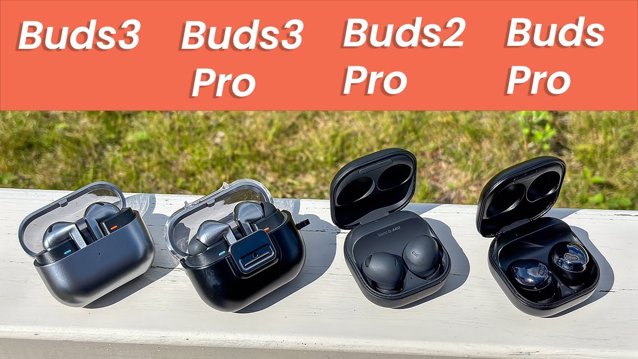 Galaxy Buds3 Pro vs Buds3 vs Buds2 Pro vs Buds Pro review!