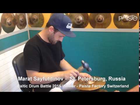 Baltic Drum Battle - 2015 Winner visits Paiste Factory in Nottwil
