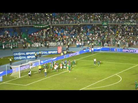 "Deportivo Cali Vs Once Nalgas / Celebración a la final / 30 De Noviembre 2013" Barra: Frente Radical Verdiblanco &bull; Club: Deportivo Cali