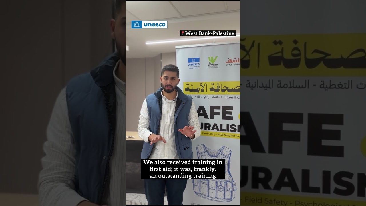 Supporting the resilience of Palestinian journalists