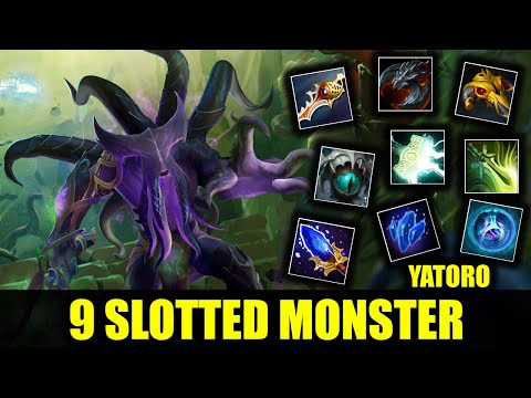 🔥 9 SLOTTED MONSTER - FACELESS VOID ARCANA - YATORO - DOTA 2 PRO GAME HIGHLIGHTS