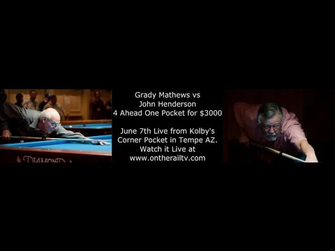 The Last Money Match - Grady Mathews vs John Henderson ~ 4 Ahead for $3000 a Man (Part 1 of 4)