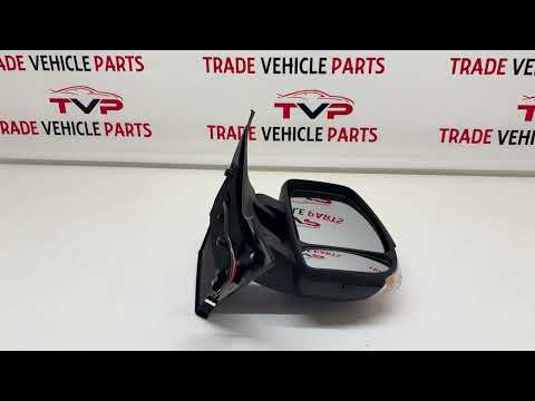 For Vauxhall Movano 2010-2023 Door Wing Mirror Electric Heated With Indicator & Temperature Sensor Short Arm Black Right video