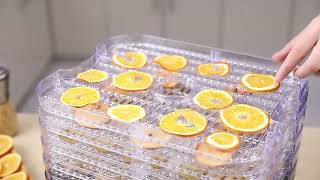 BioloMix BPA-Free 5-Trays Food Dehydrator Dryer with Digital Timer &