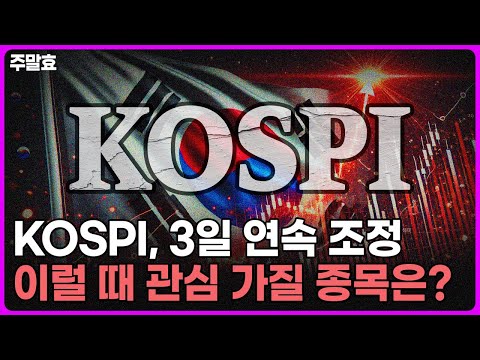[주말효] 코스피 3일 연속 조정, 이럴 떄 관심 가질 종목은? / 6월 4주차