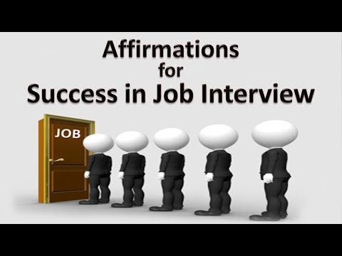 Affirmations for Success in Job Interviews