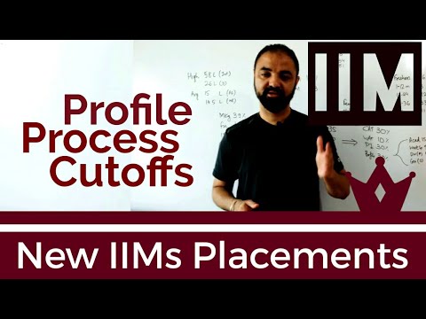 Placements at New IIMs. ft IIM Ranchi. Process Intake Placements.
