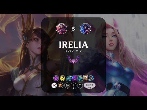 Irelia Mid vs Ahri - KR Master Patch 13.13