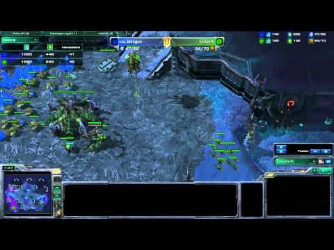 coL'Minigun (P) vs EG'Idra (Z) Game 1 - Starcraft 2 Pro Game