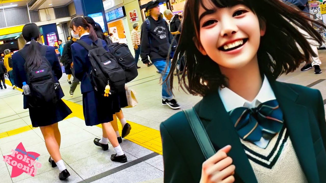 Tokyo Koenji 🐶 Let's go together! 💖 4K Non-stop 1 hour