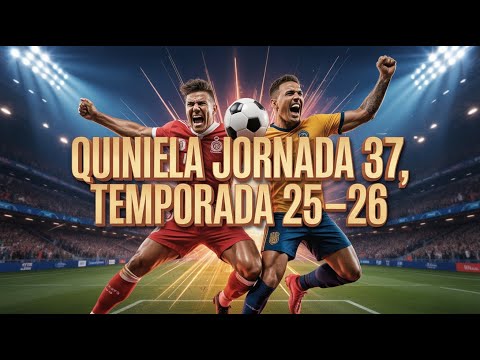Quiniela Jornada 37 (Temporada 25/26) #244