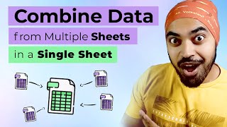 Combine Data from Multiple Sheets in a Single Sheet