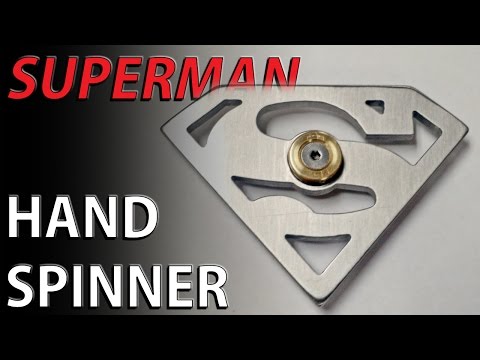 SUPERMAN hand spinner fidget toy - by popular request Video
