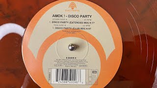 Amok ! – Disco Party (Club Mix) - Electronic – 8 85009 6 - 1997