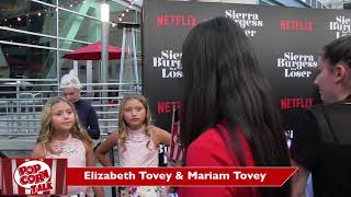 Elizabeth Tovey & Mariam Tovey at the Sierra Burgess Is a Loser Premiere video