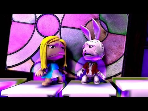 LittleBigPlanet 2 Disneyland Part 84 Alice in Wonderland - Down the Rabbit Hole