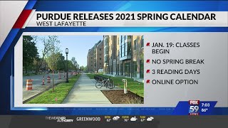 Purdue releases 2021 spring calendar