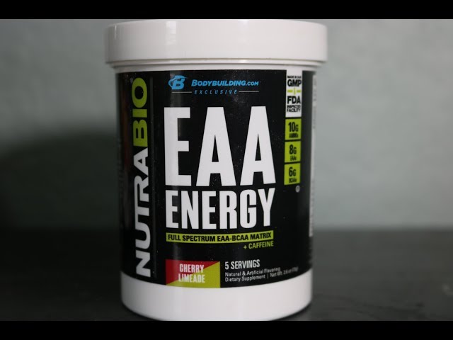 NutraBio EAA ENERGY Ingredients Unveiled! 10g Aminos + Caffeine!
