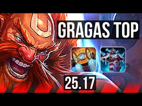 GRAGAS vs JAX (TOP) | 5/0/4 | KR Master | 25.17