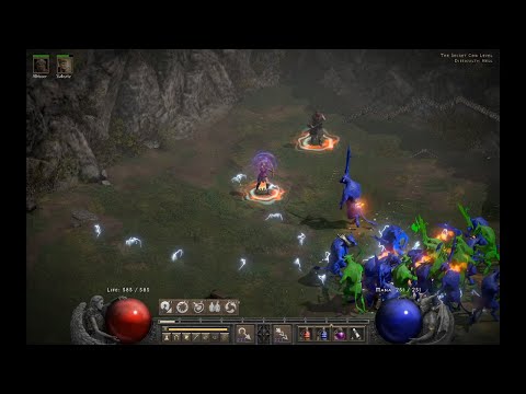 Faith Multishot Bowazon - Atma's amulet test, 4 Cow runs on Players 8 - Diablo 2 Resurrected