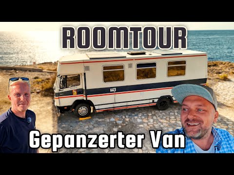 Mercedes 814 Truck Room Tour | Former Volksbank | Bulletproof & Armored Vanlife Travel Adventure