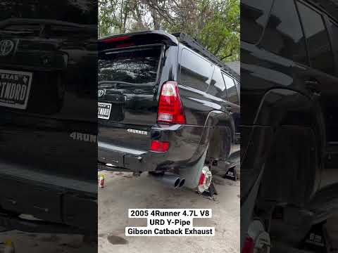 Gibson Catback Exhaust and URD Y-Pipe on 2005 V8 4Runner Limited