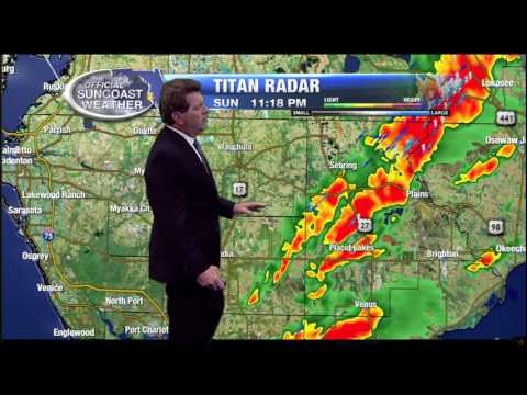 Official Suncoast Forecast 11pm - Sunday January 22, 2017