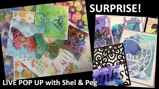 Pop up LIVE for Stuck at Home and I Need Entertainment Art