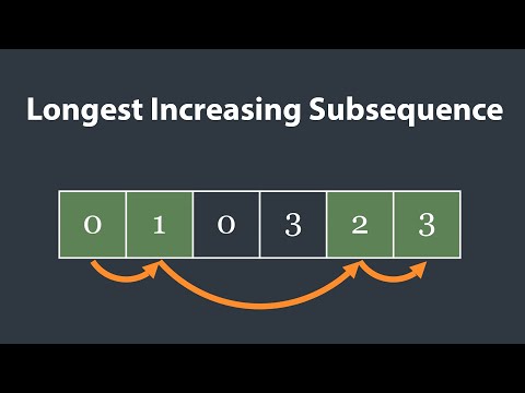 Longest Increasing Subsequence Problem Explained | Leetcode  300 | Dynamic Programming