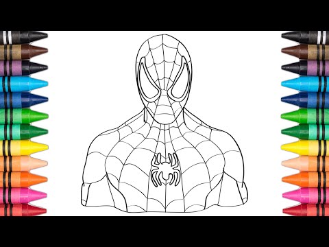 SPIDER-MAN Coloring Page #199 - Robin Hustin & Jessica Chertock - Burn it Down [NCS Release]