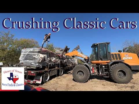 The Great Classic Car Heaven in the Sky, Crushing Classic Cars Part 1, Joyce's Collection #4