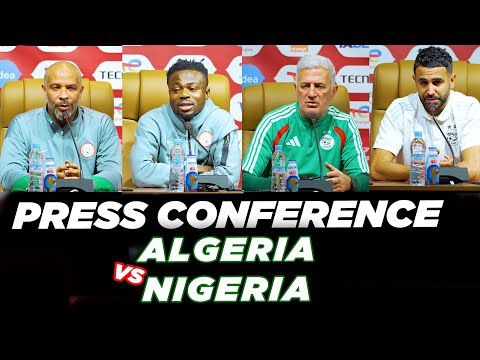 ALGERIA VS NIGERIA - AFCON 2025 - PRESS CONFERENCE
