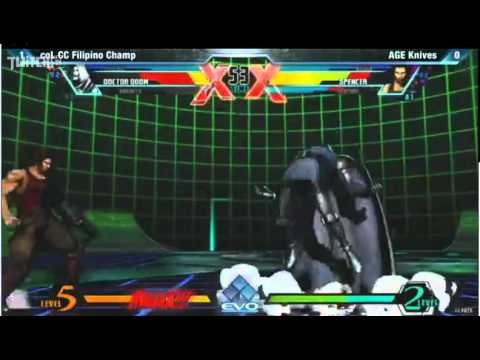 EVO2012 UMVC3 coL.CC Filipino Champ vs AGE Knives