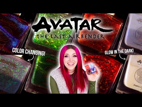 Mooncat x Avatar: The Last Airbender Nail Polish Collection Swatches || KELLI MARISSA