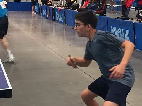 Beni Korol at Table Tennis USA Nationals, Las Vegas, Dec 2015