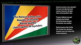 Seychelles National Anthem &quot;Koste Seselwa&quot; INSTRUMENTAL with lyrics