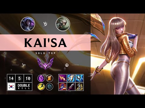 Kai'Sa Top vs Camille - KR Master Patch 14.13