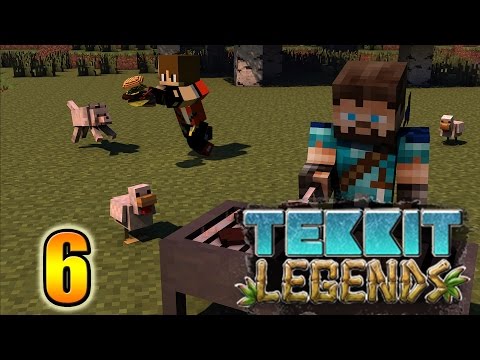 Wolfenout Gaming - Minecraft| Tekkit Legends| Ep. 6|  Auto Crossbows & Alchemical Bags w/Terrpac