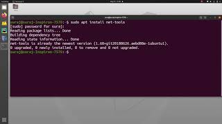 How To Install Net Tools In Ubuntu Linux