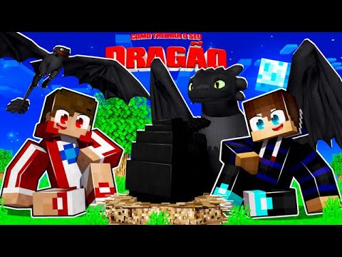 OVO DE FURIA DA NOITE no MINECRAFT !  - COMO TREINAR O SEU DRAGÃO #10