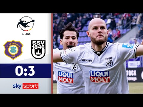Ulm lives! Victory in the relegation battle | Erzgebirge Aue - SSV Ulm | Highlights - 3. Liga 202...