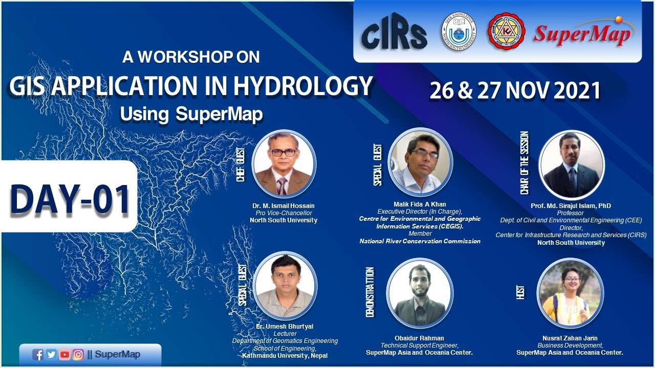 GIS Application in Hydrology Using SuperMap 01