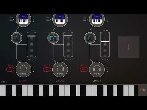 Senode Sequencer Controlling BS-16i now a AU! Inside AUM.