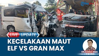 2 Warga Wonogiri Meninggal Dunia dalam Kecelakaan Maut Isuzu Vs Grand Max, Korban Tewas di Lokasi